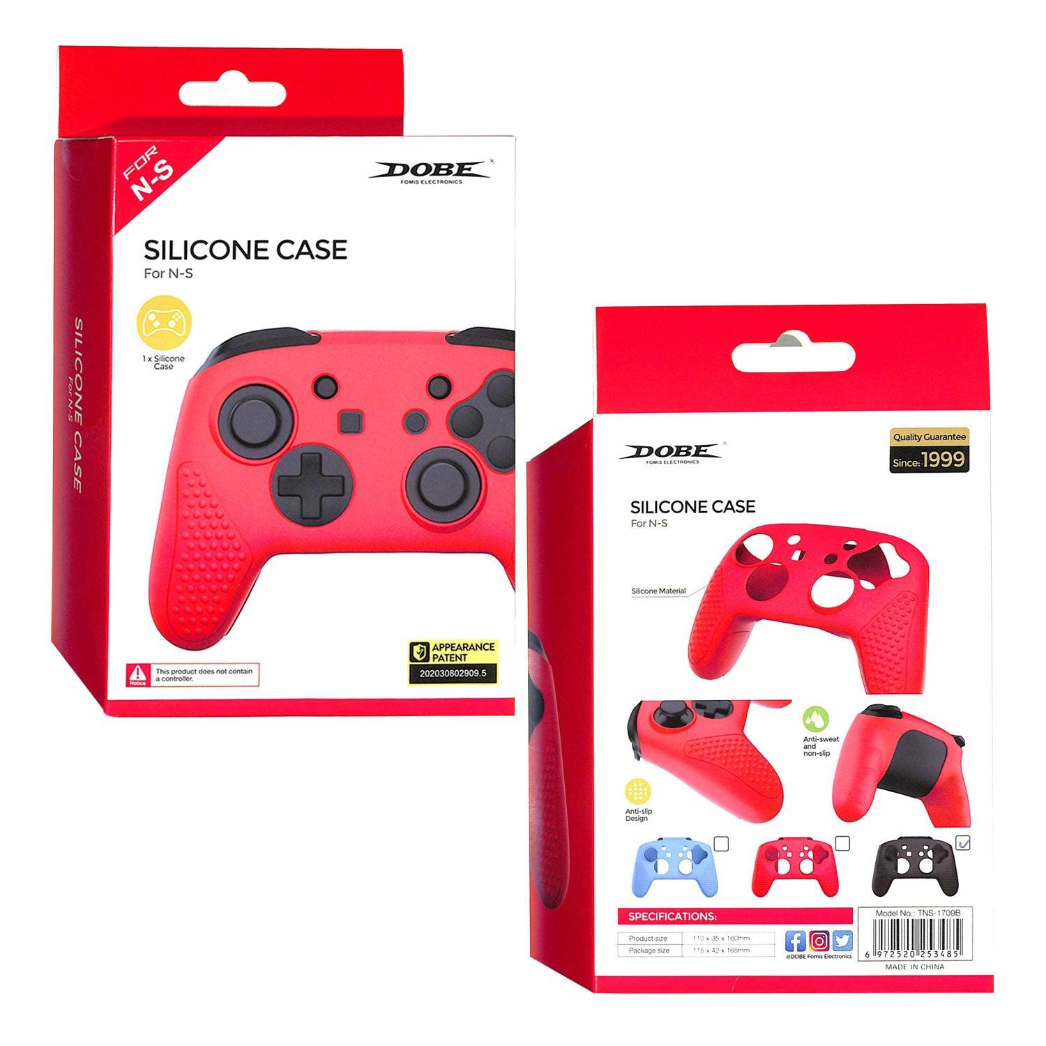 DOBE NSW SILICON CASE PRO CONTROLLER BLACK (TNS-1709B) - DataBlitz