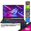 ASUS ROG STRIX G15 G513IC-HN064T 144HZ GAMING LAPTOP (ORIGINAL BLACK) | 15" FHD | RYZEN 7 | 8GB DDR4 | 512GB SSD | RTX 3050 | WIN10 + ROG BACKPACK - DataBlitz