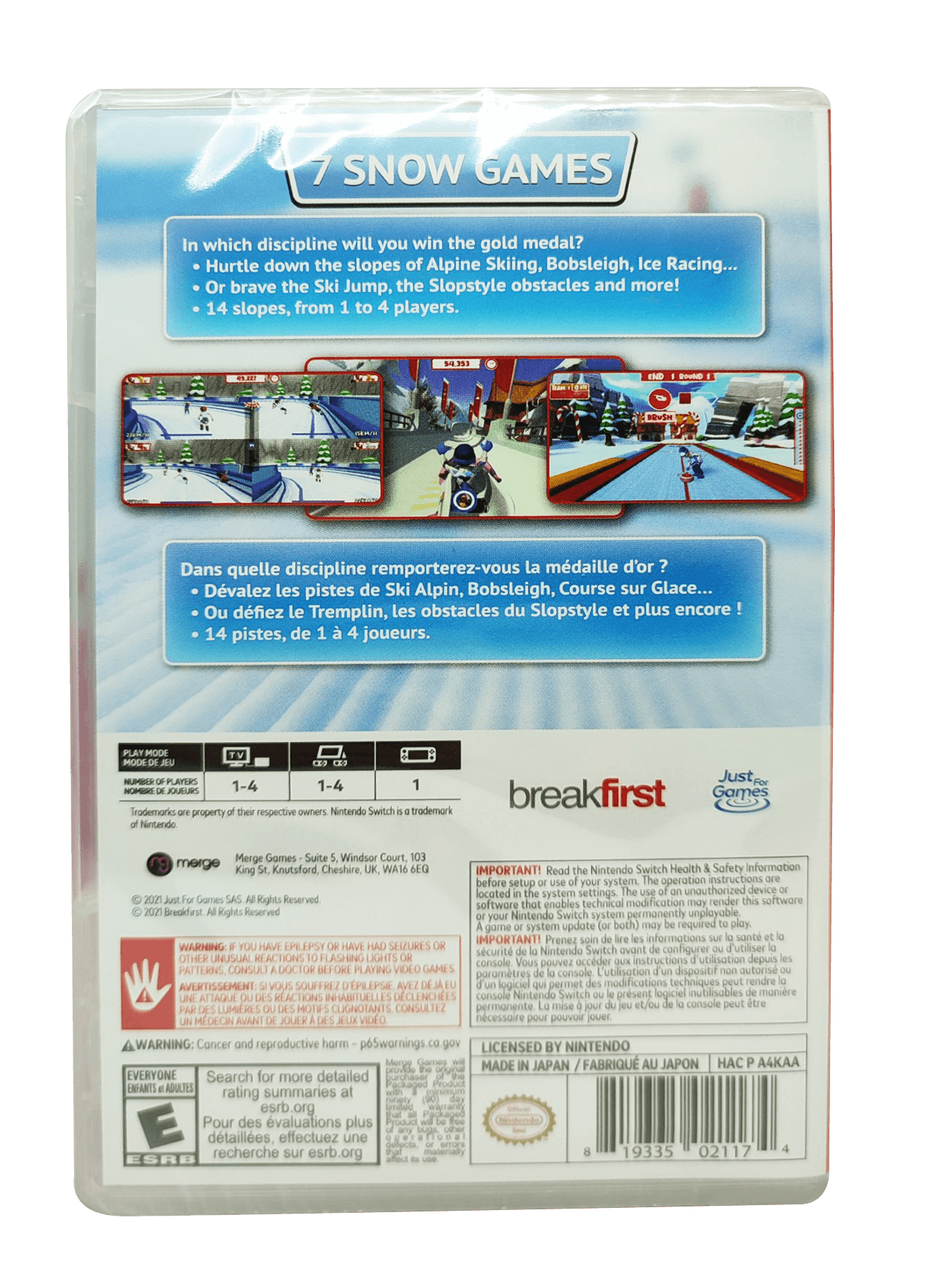 Nintendo Switch Instant Sports Winter Games