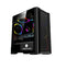 Coolman Ruby Gaming Case With 3X120MM RGB Fans (Black)