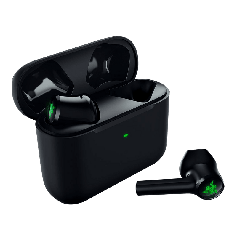  Razer Hammerhead True Wireless Bluetooth Gaming Earbuds: 60ms  Low-Latency - IPX4 Water Resistant - Bluetooth 5.0 Auto Pairing - Touch  Enabled - 13mm Drivers - Classic Black : Everything Else