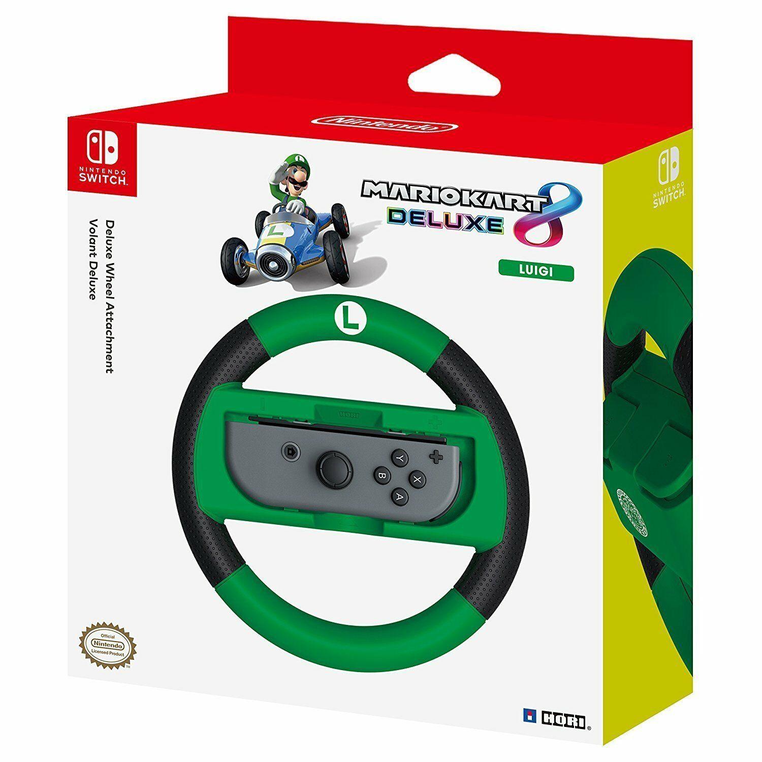 HORI NSW  MARIO KART 8 DELUXE WHEEL LUIGI (NSW-055) - DataBlitz
