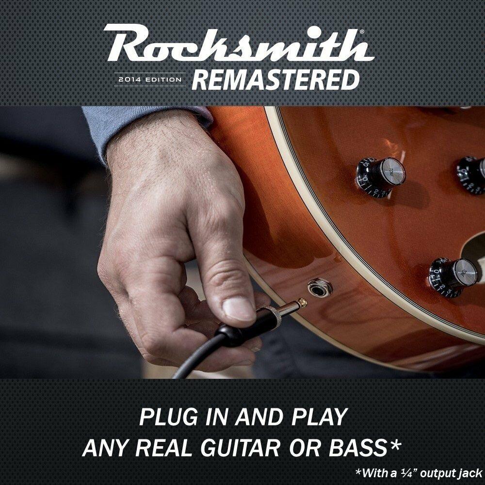 PS4 ROCKSMITH 2014 ED. REMASTERED THE FASTEST WAY TO LEARN GUITAR W/ REAL TONE CABLE ALL - DataBlitz
