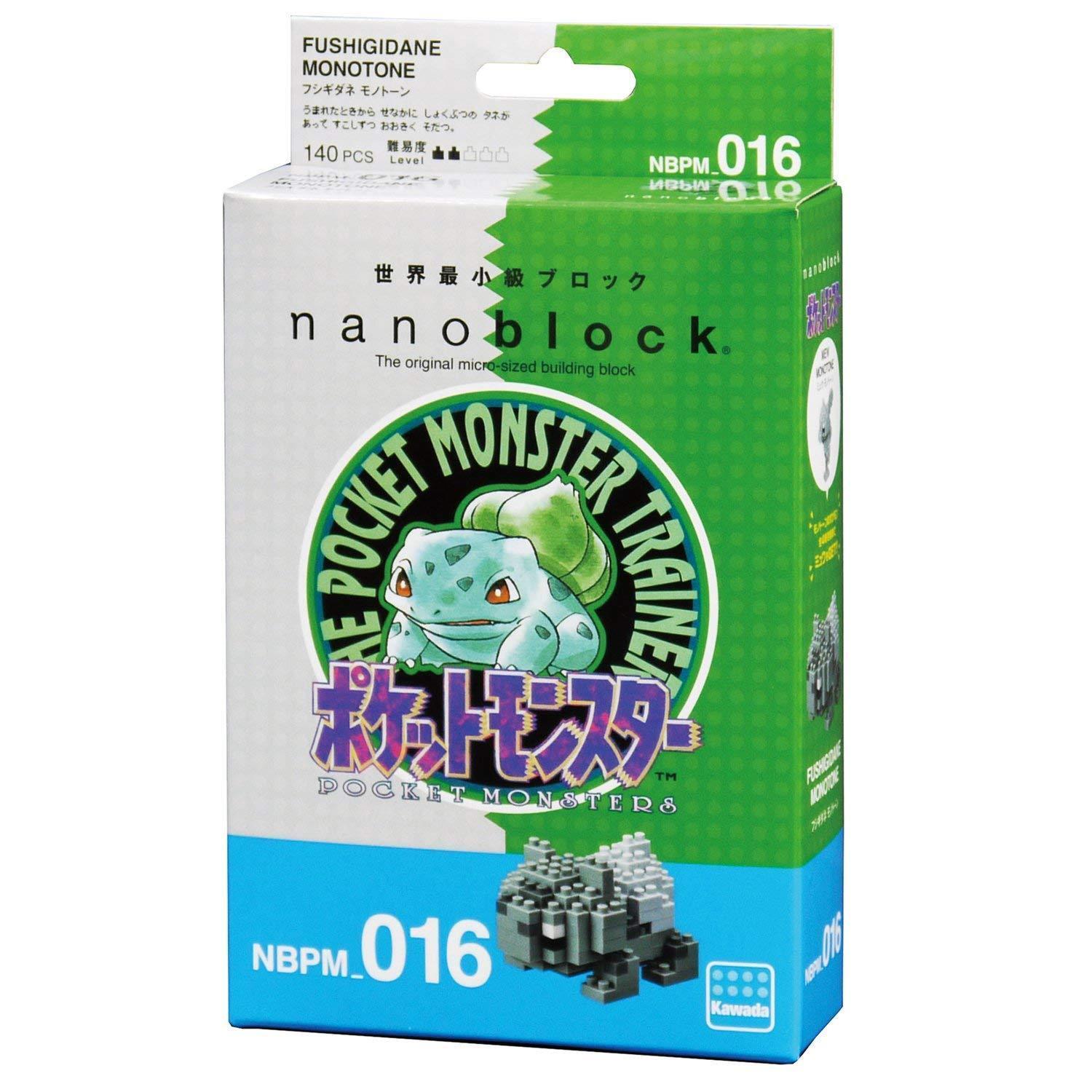 Kawada Nanoblock Pocket Monster Fushigidane Monotone (NBPM_016) - DataBlitz
