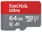 SANDISK ULTRA MICROSDXC UHS-1 CARD CLASS 10 A1 (120MB/S) 64GB - DataBlitz