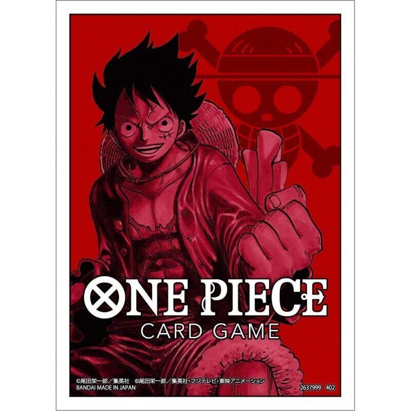 One Piece Card Game Official Sleeve Version 1 (Monkey D Luffy) - DataBlitz
