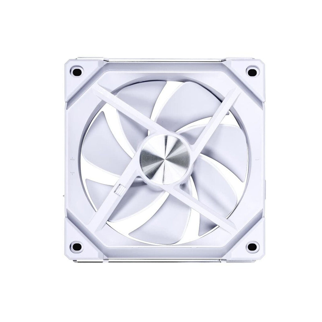 Lian Li UNI FAN AL140 V2 – 140mm PWM ARGB Gehäuselüfter Weiß, leise 26,8 dB, 1600 RPM, 138,6 m³/h Airflow, Daisy-Chain Stecksystem, Aluminium-Design, kompatibel mit L-Connect 3 Software Lian Li UNI FAN AL140 V2 – 140mm PWM ARGB Gehäuselüfter Weiß, leise 26,8 dB, 1600 RPM, 138,6 m³/h Airflow, Daisy-Chain Stecksystem, Aluminium-Design, kompatibel mit L-Connect 3 Software