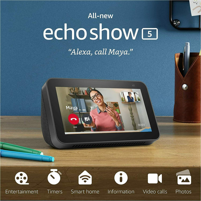 Amazon Echo Show 5 With Alexa 2nd Gen (Black) - DataBlitz