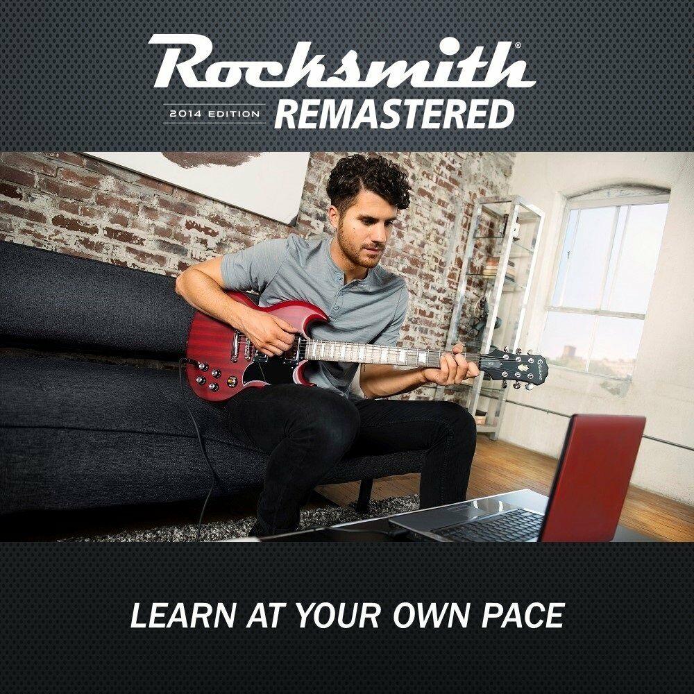 PS4 ROCKSMITH 2014 ED. REMASTERED THE FASTEST WAY TO LEARN GUITAR W/ REAL TONE CABLE ALL - DataBlitz