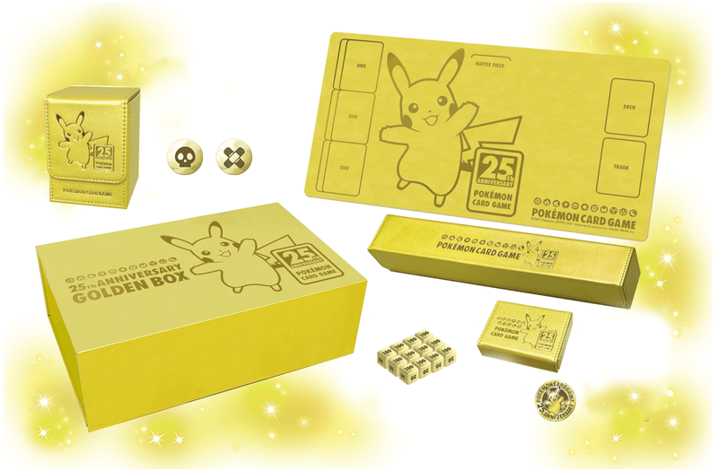 POKEMON TRADING CARD GAME 25TH ANNIVERSARY GOLDEN BOX - DataBlitz