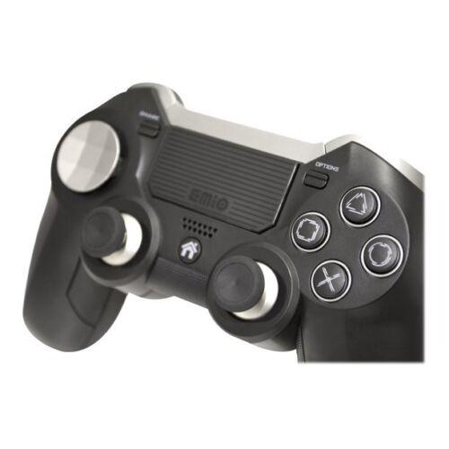 PS4 Controller Emio Elite Black (For PS4 Video Game Console) - DataBlitz