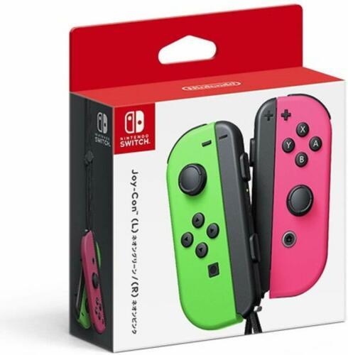 NSW JOY-CON CONTROLLERS NEON GREEN/NEON PINK (L/R) MDE - DataBlitz
