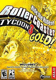 Roller Coaster Tycoon 3 Gold Edition PC CD-ROM - DataBlitz