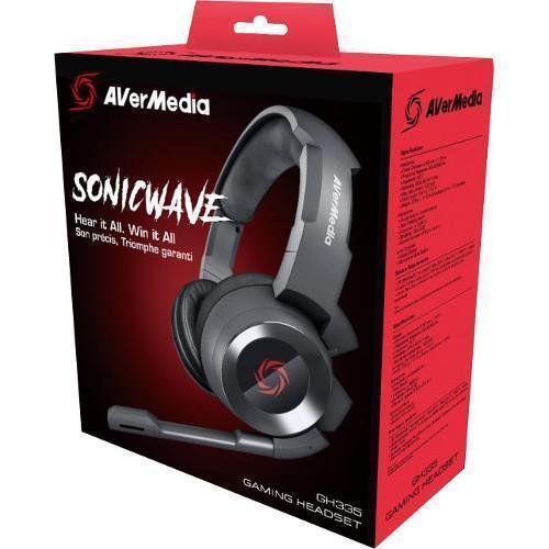 Avermedia GH337 Sonicwave 7.1 Gaming Headset (Black) - DataBlitz