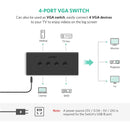 Ugreen VGA 4-Port USB KVM Switch Box (CM154/50280)