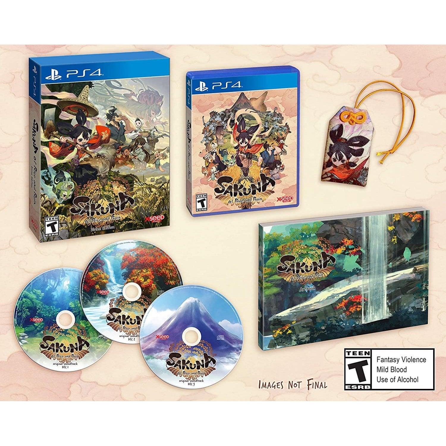 PS4 SAKUNA OF RICE AND RUIN DIVINE EDITION ALL - DataBlitz