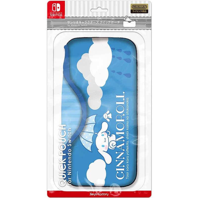 KEYS FACTORY NSW QUICK POUCH CINNAMOROLL FOR NINTENDO SWITCH (CQP-010-3) - DataBlitz