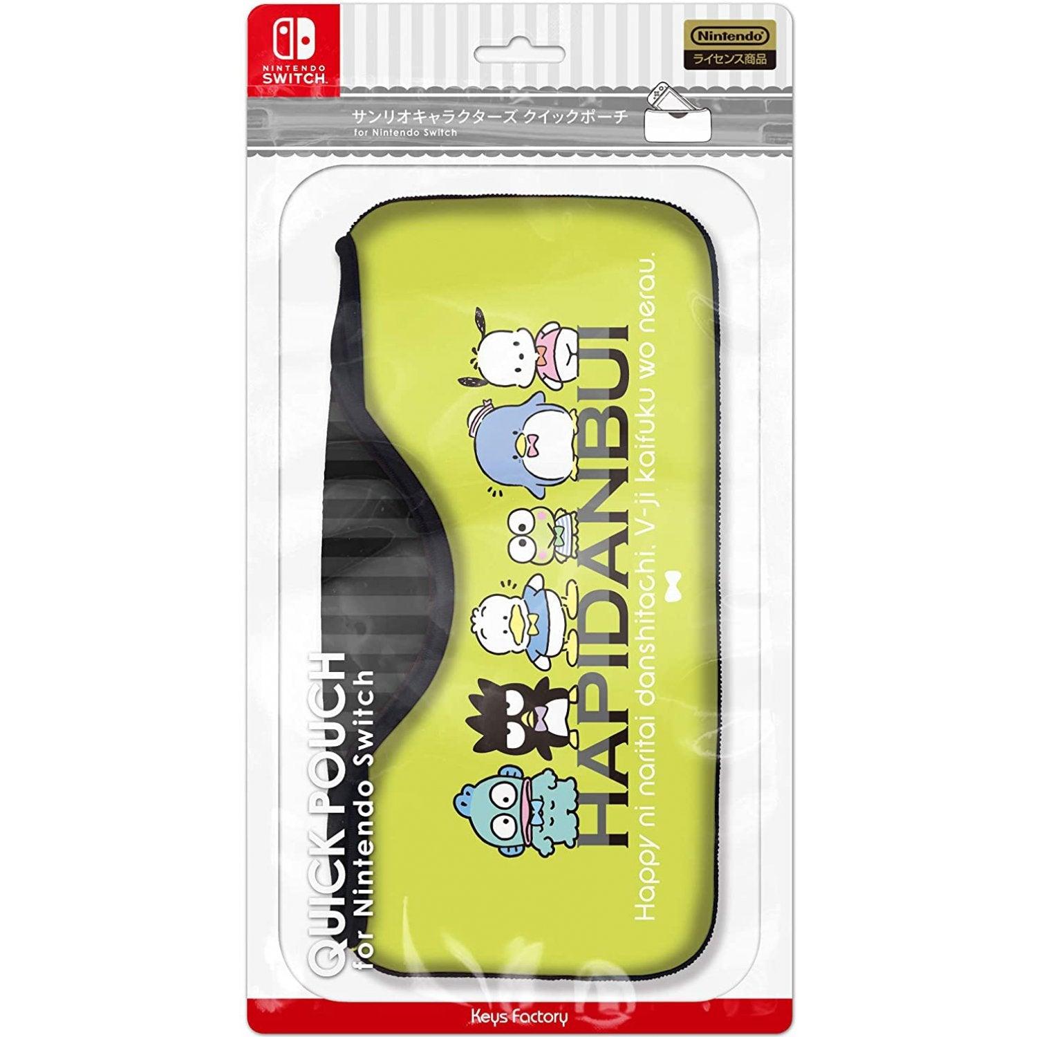 KEYS FACTORY NSW QUICK POUCH HAPIDANBUI FOR NINTENDO SWITCH (CQP-010-4) - DataBlitz