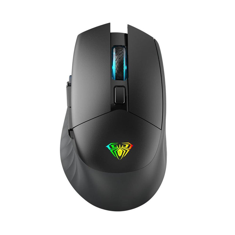 Aula SC520 RGB Dual Mode 2.4G Wireless/Type-C Wired Gaming Mouse (Black) - DataBlitz