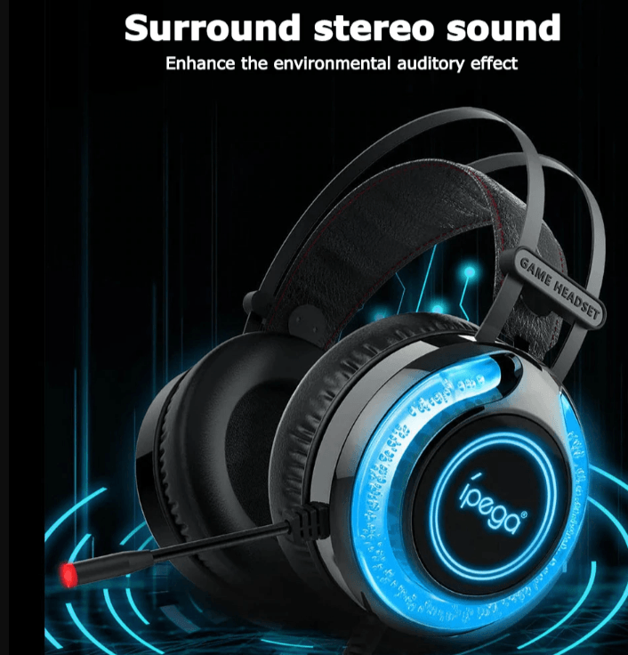 IPEGA GAMING HEADSET FOR PS5/P4 SERIES/X-ONE SERIES/N-SWITCH/N-SWITCH LITE/MOBILE/TABLETS/PC (PG-R015) - DataBlitz