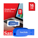 SANDISK CRUZER BLADE USB FLASH DRIVE 16GB (BLUE) - DataBlitz