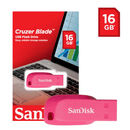 SANDISK CRUZER BLADE USB FLASH DRIVE 16GB (PINK) - DataBlitz