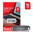 SANDISK CRUZER FORCE USB 2.0 FLASH DRIVE 16GB - DataBlitz