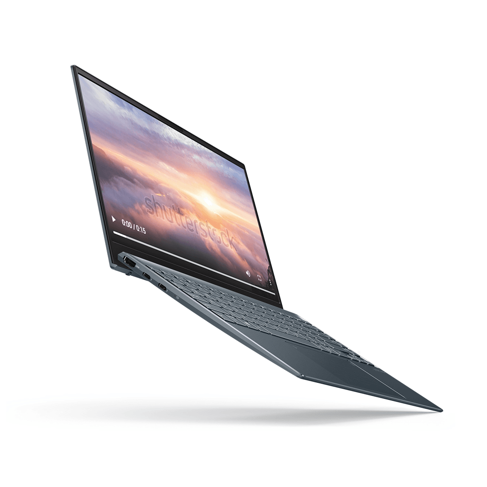 ASUS ZENBOOK 13 OLED  UX325EA-KG666WS LAPTOP (PINE GREY) | 13.3" FHD | i5-1135G7 | 16GB LPDDR4X | 512B SSD | IRIS XE | WIN11 + MS OFFICE HOME & STUDENT 2021 + SLEEVE + USB-A TO RJ45 GIGABIT ADAPTER + USB-C TO AUDIO JACK ADAPTER - DataBlitz