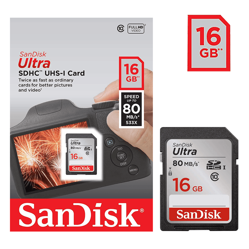 MICRO SD 16GB 80MBS ULTRA