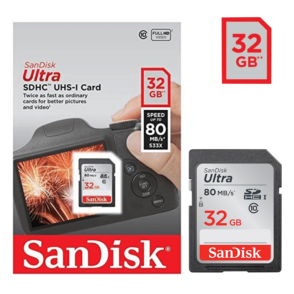 SANDISK ULTRA SDHC UHS-1 32GB CLASS 10 - DataBlitz
