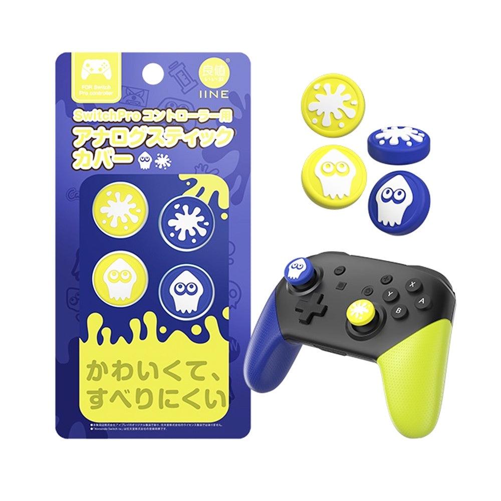 NSW IINE Analog Caps For Pro Controller (Splatoon 3) (L706) - DataBlitz