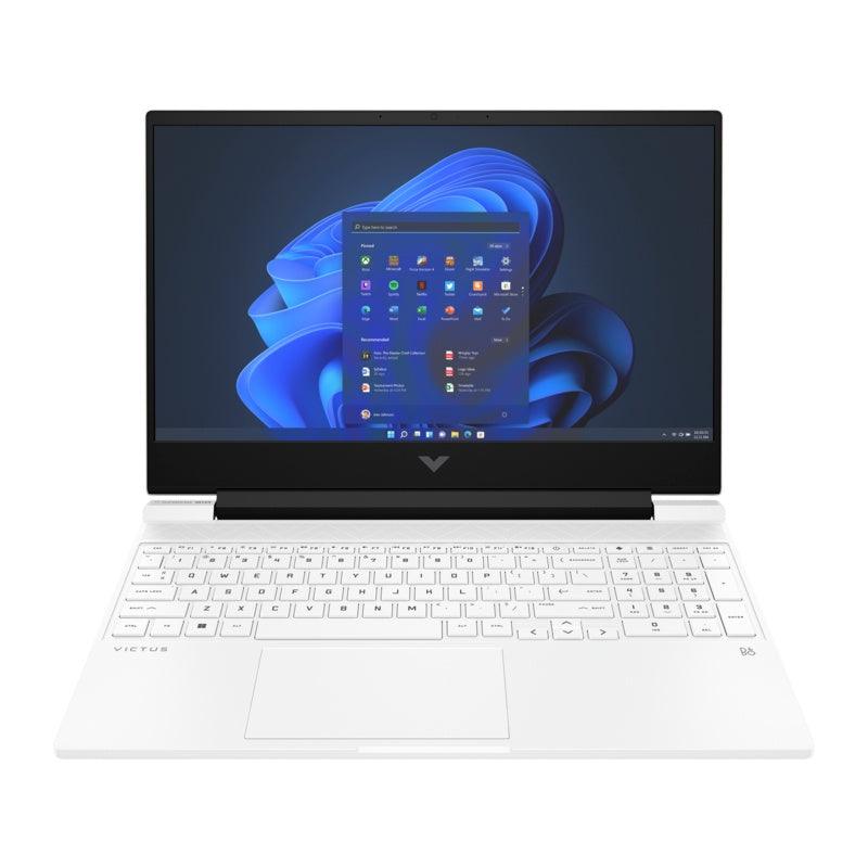 HP Victus 15-FB0091AX IPS Gaming Laptop (Ceramic White) | 15.6" FHD | Ryzen™ 7 5800H | 16 GB DDR4 | 512 GB SSD | RX 6500M | Windows 11 | MS Office Home & Student 2021 | HP Prelude 15.6" Topload Bag - DataBlitz
