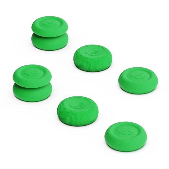 XBOXSX SKULL & CO. THUMB GRIP FOR XSX/XB1 CONTROLLER  (NEON GREEN) (SET OF 6) - DataBlitz