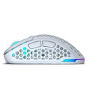 PWNAGE Ultra Custom Ergo Gen 2 Wireless RGB Gaming Mouse Honeycomb Sides (White) (UC-MC2W) - DataBlitz