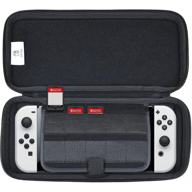 Hori NSW Slim Hard Pouch Plus For Nintendo Switch / Nintendo Switch Oled Model (Black) (NSW-810A) - DataBlitz