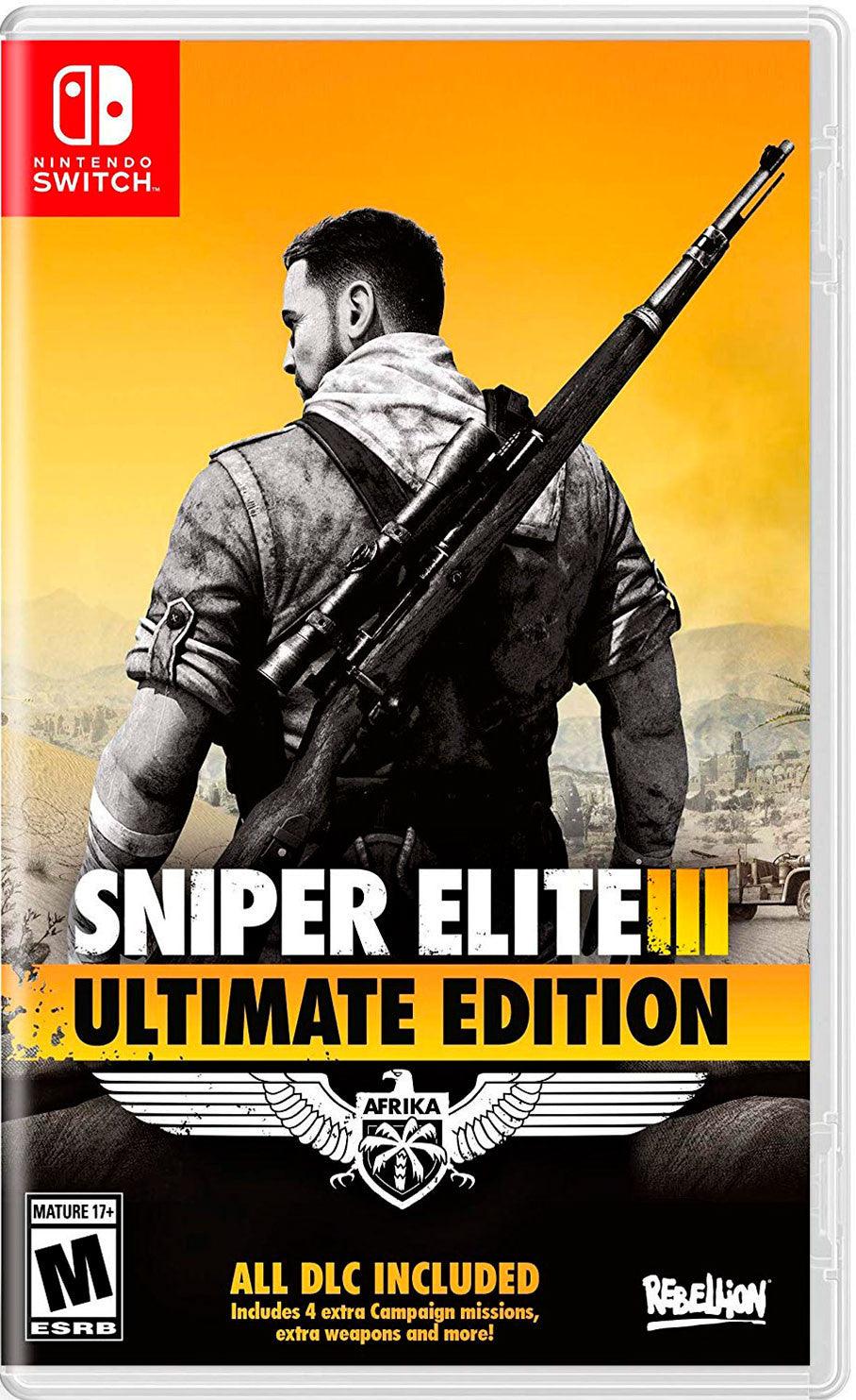 NINTENDO SWITCH SNIPER ELITE III ULTIMATE EDITION (ALL DLC INCLUDED)