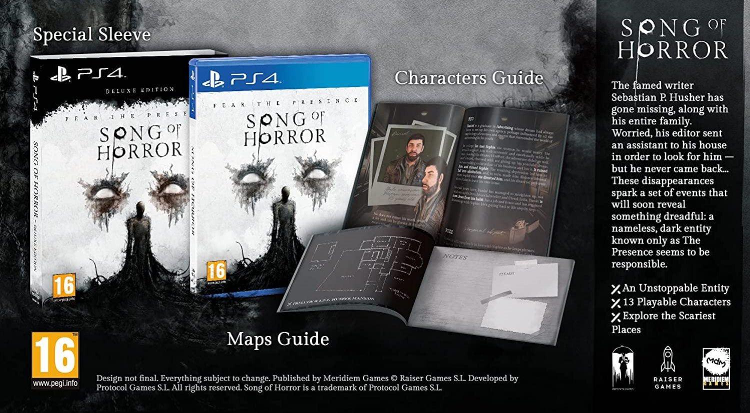 PS4 SONG OF HORROR DELUXE EDITION REG.2 - DataBlitz