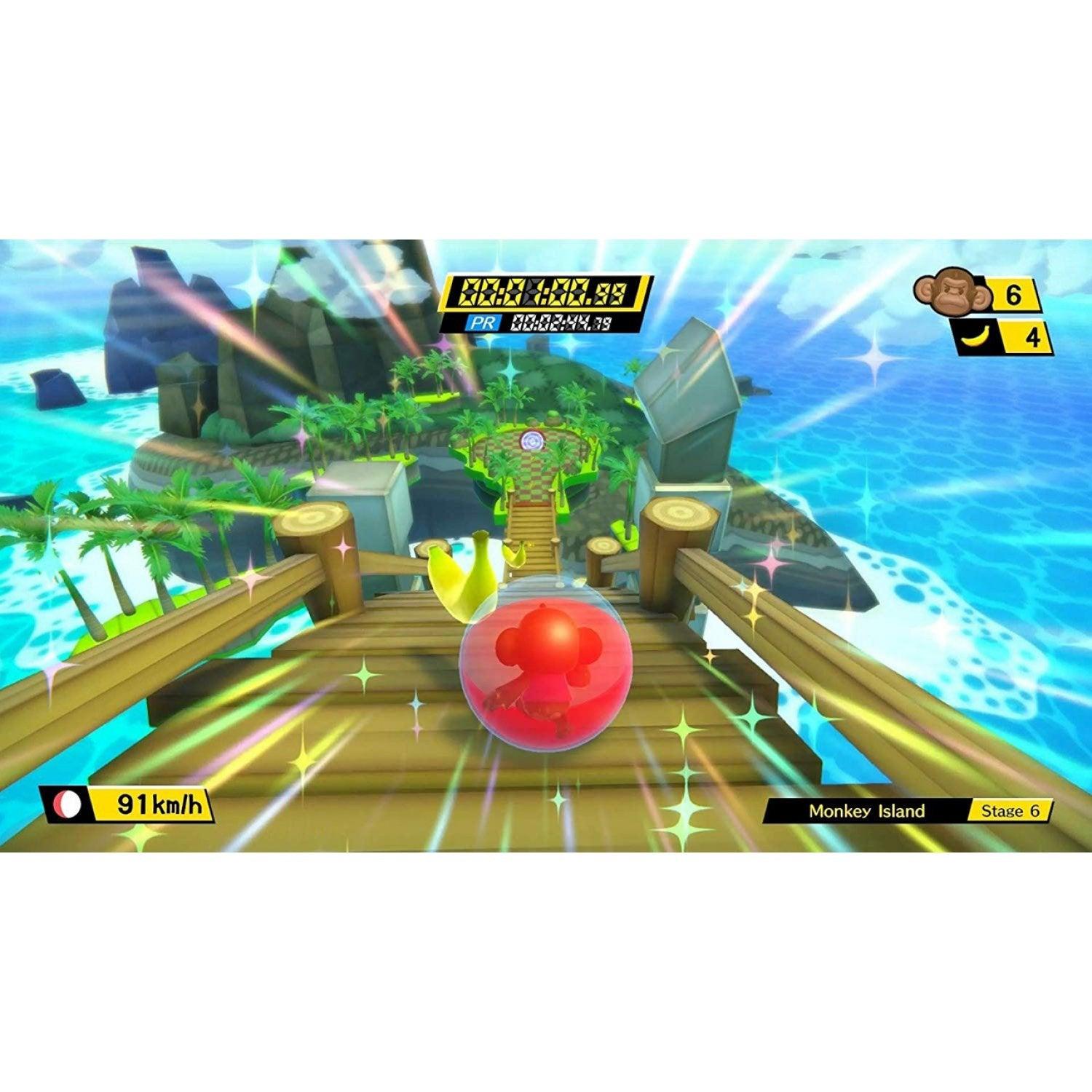 NINTENDO SWITCH SUPER MONKEY BALL BANANA BLITZ HD + SONIC FORCES DOUBLE PACK
