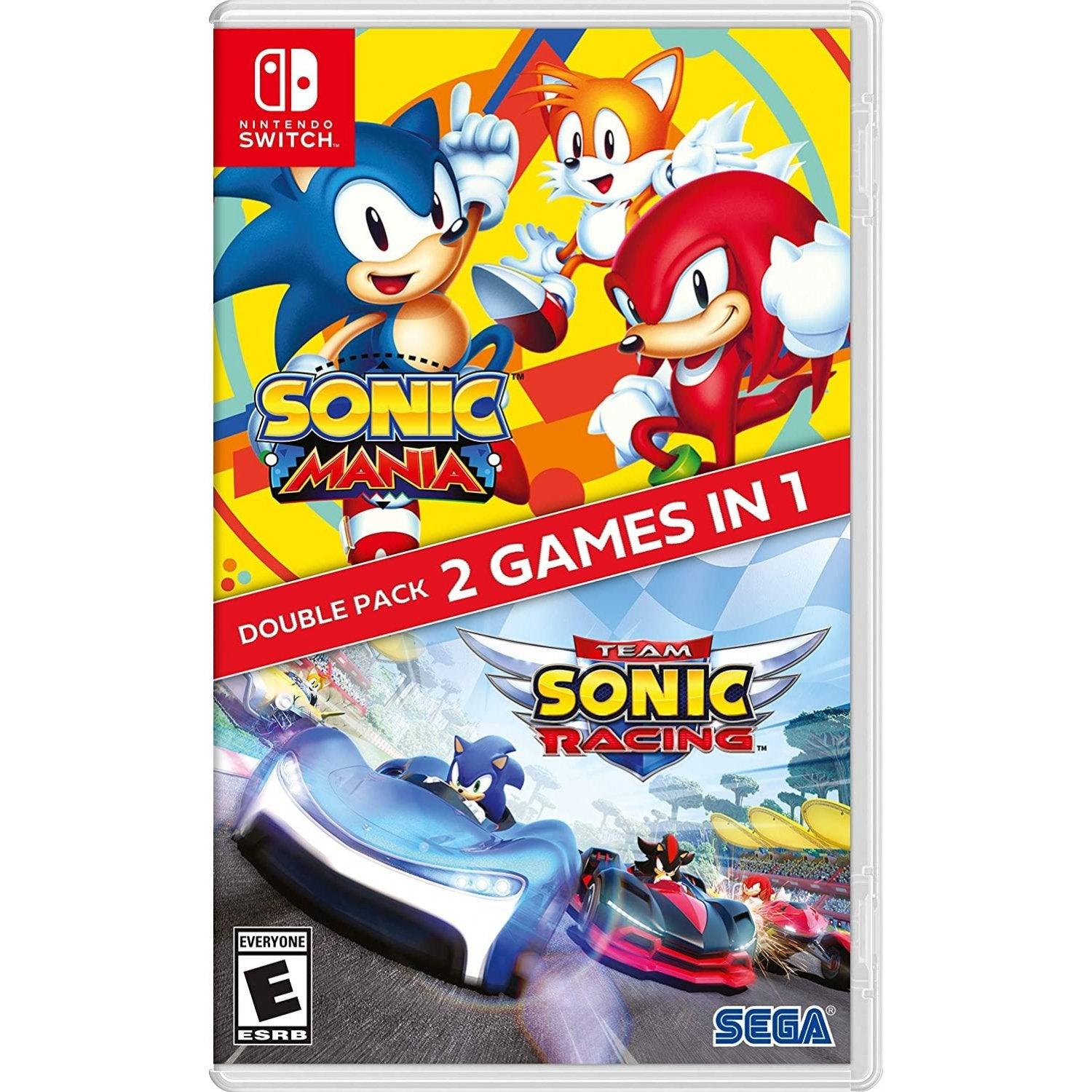 NINTENDO SWITCH SONIC MANIA + TEAM SONIC RACING DOUBLE PACK