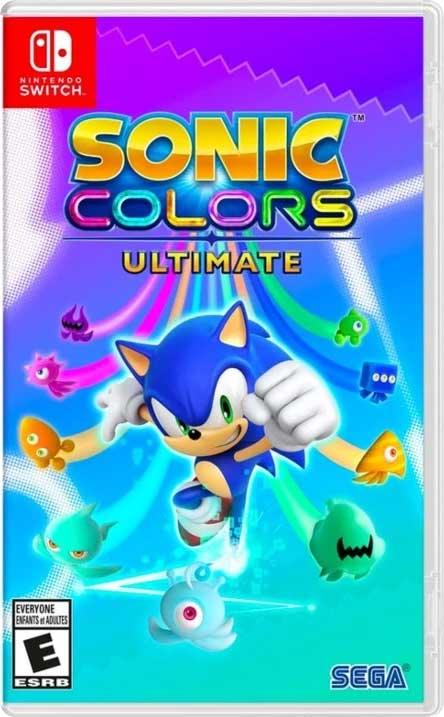 NINTENDO SWITCH SONIC COLORS ULTIMATE INCLUDES BABY SONIC KEYCHAIN