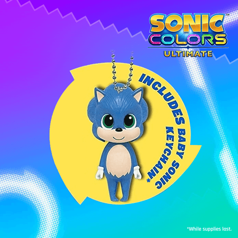 NSW SONIC COLORS ULTIMATE INCLUDES BABY SONIC KEYCHAIN (US) (ENG/FR) - DataBlitz