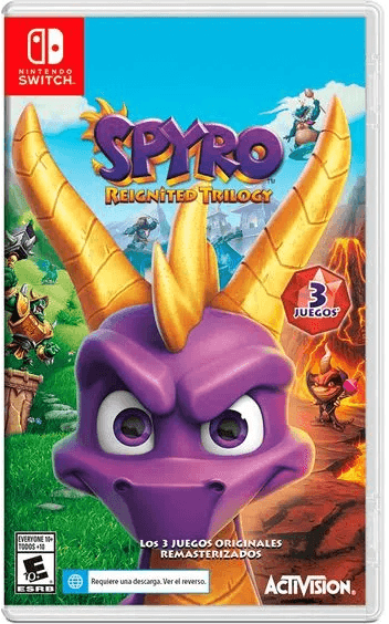 NINTENDO SWITCH SPYRO REIGNITED TRILOGY (SP COVER)