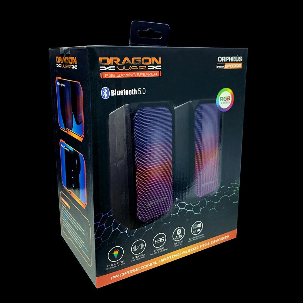 DRAGONWAR ORPHEUS FULL RGB GAMING SPEAKER (SP-030G-BLACK) - DataBlitz