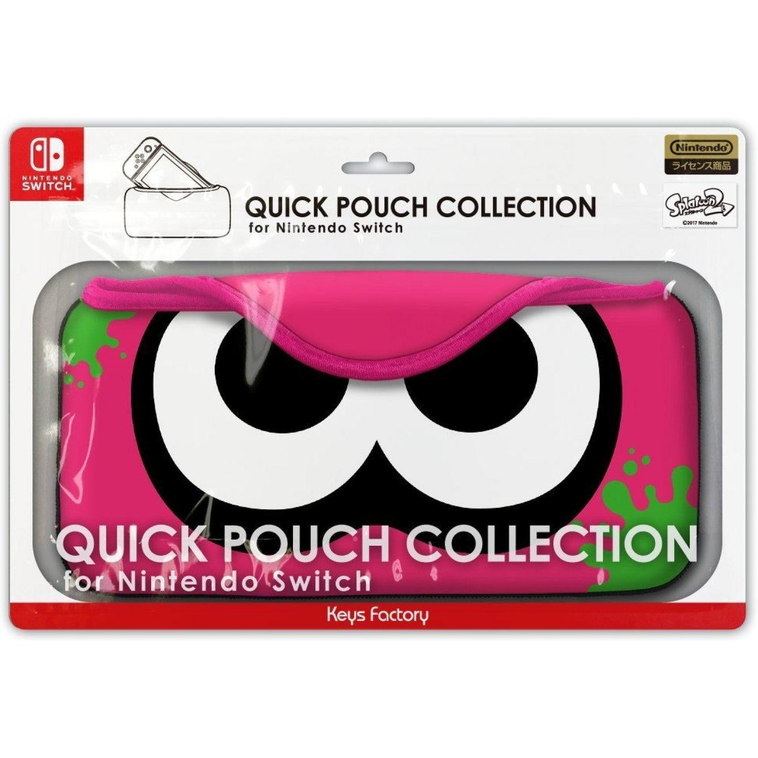 QUICK POUCH NSW COLLECTION SPLATOON 2 (NEON PINK SQUID) JPN - DataBlitz