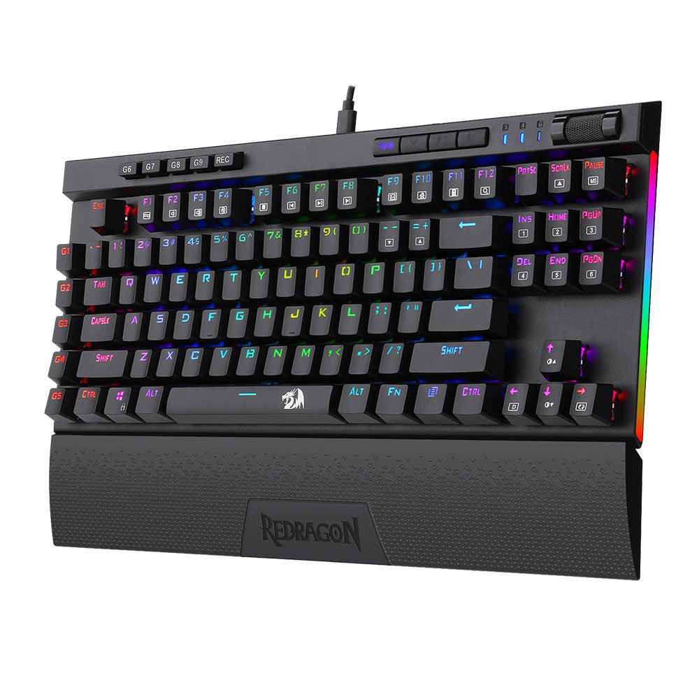 REDRAGON MAGIC-WAND MECHANICAL GAMING KEYBOARD (K587RGB) (DUST-PROOF BLUE SWITCH) - DataBlitz