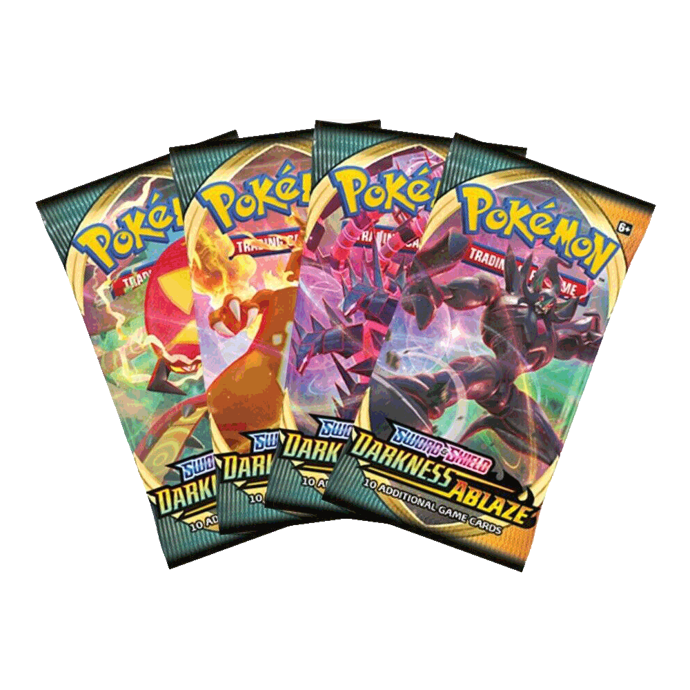POKEMON TRADING CARD GAME SS3 SWORD & SHIELD DARKNESS ABLAZE BOOSTERS (ONE RANDOM BOOSTER PACK OR SLEEVED) - DataBlitz