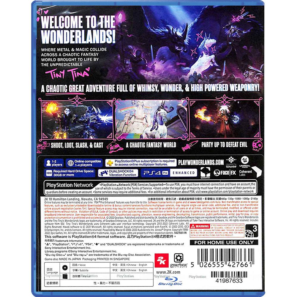 PS4 TINY TINAS WONDERLANDS REG.3 - DataBlitz