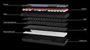 Keychron K2 Pro QMK/VIA Hot-Swappable White Backlight Wireless Mechanical Keyboard (K Pro Mechanical Red Switch) (K2P-G1)