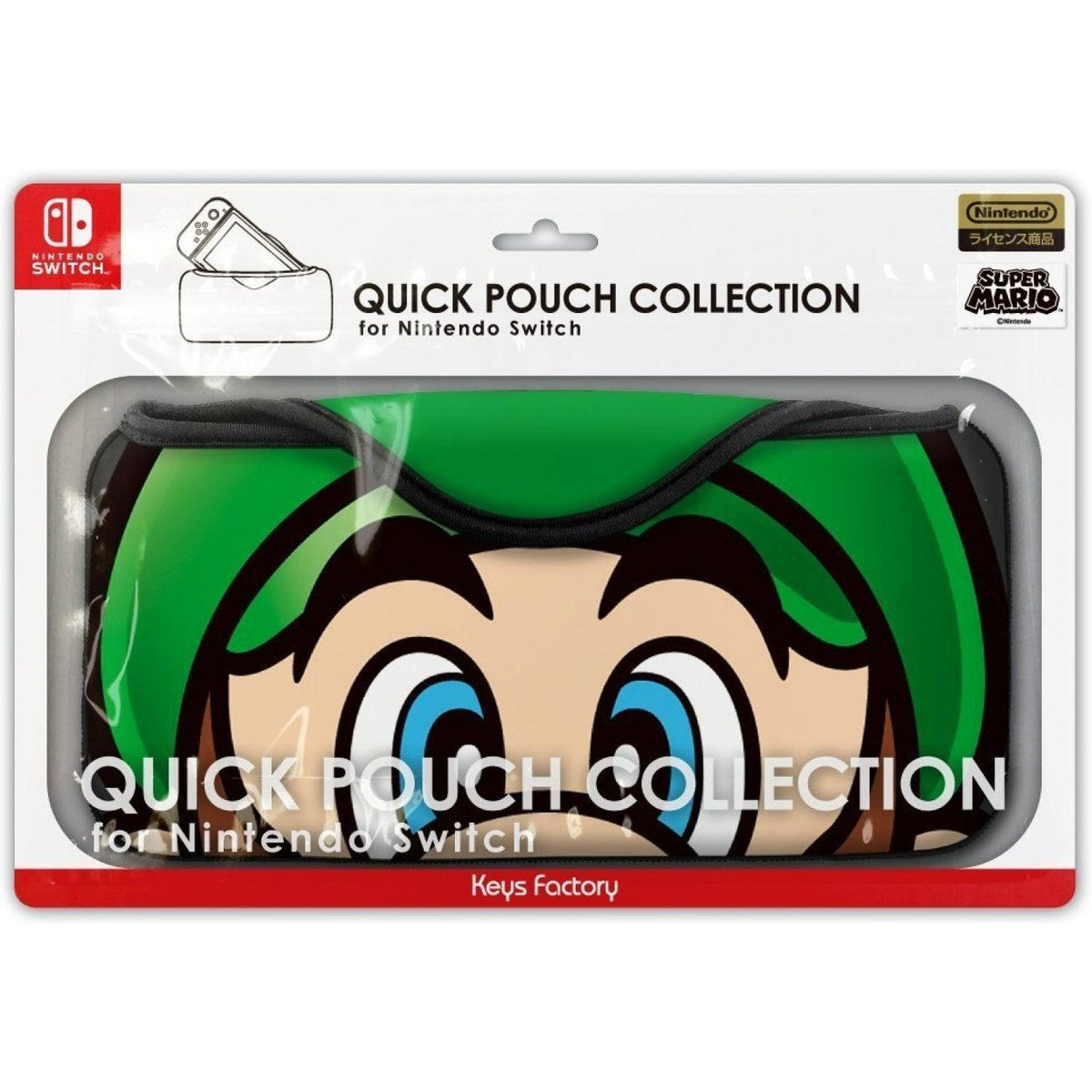 NSW Quick Pouch Collection Super Mario (Luigi) JPN - DataBlitz