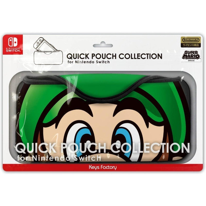 NSW Quick Pouch Collection Super Mario (Luigi) JPN - DataBlitz
